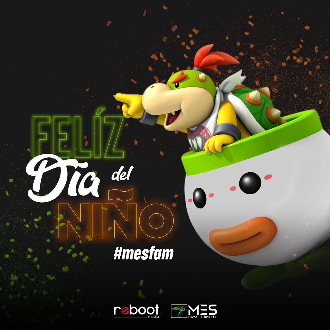 MayanEsports's tweet photo. No importa la edad que tengas, nunca dejes de jugar🎮🖥️📱
¡Feliz día del Niño! #MeSFam 🤩 🐍🥳 #MayaneSports #díadelniño #gamers https://t.co/pv7bALnZfe
