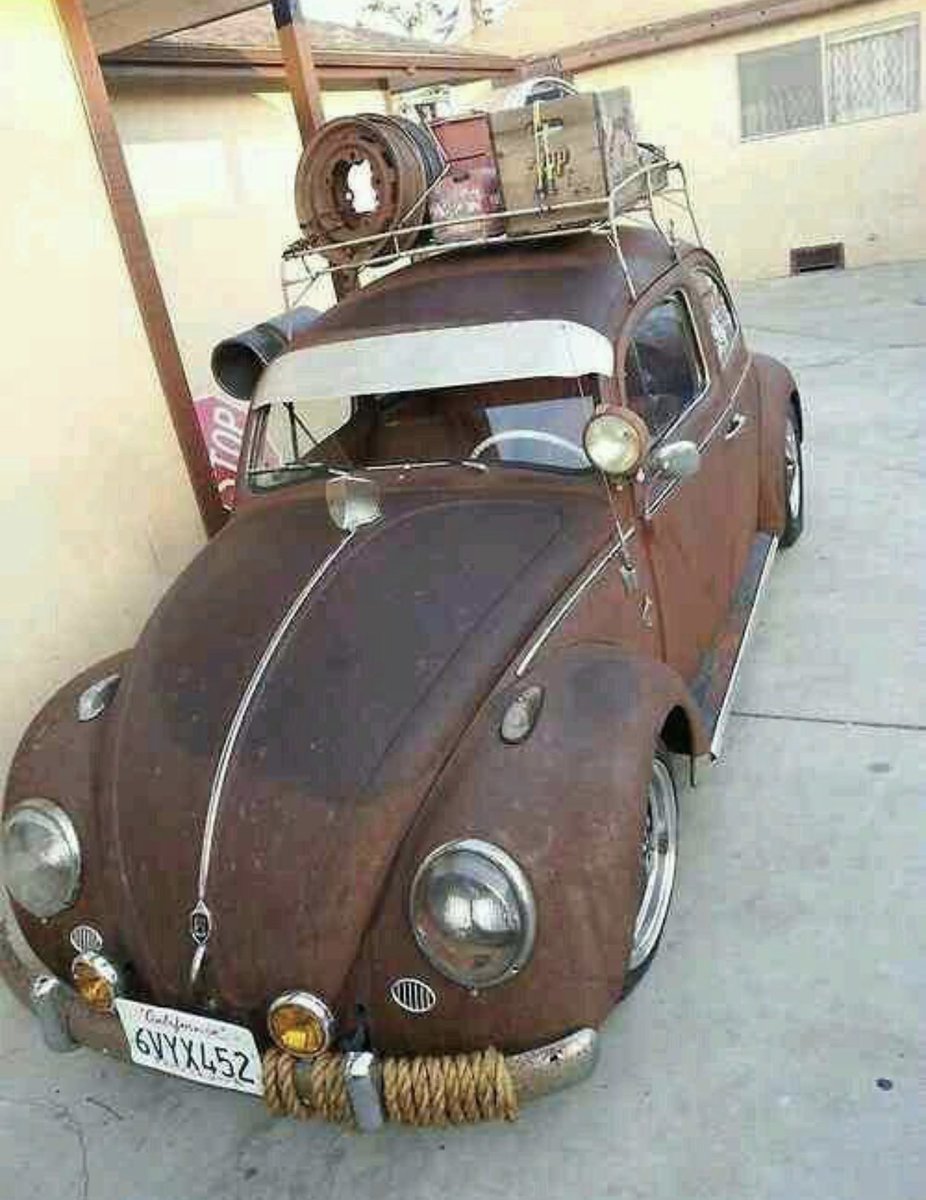 Volkswagen4ever's tweet photo. #Saturday #BankHolidayWeekend #vw #Volkswagen #patina #swampcooler #rat #beetle #bug #vocho https://t.co/0guraWy2wr