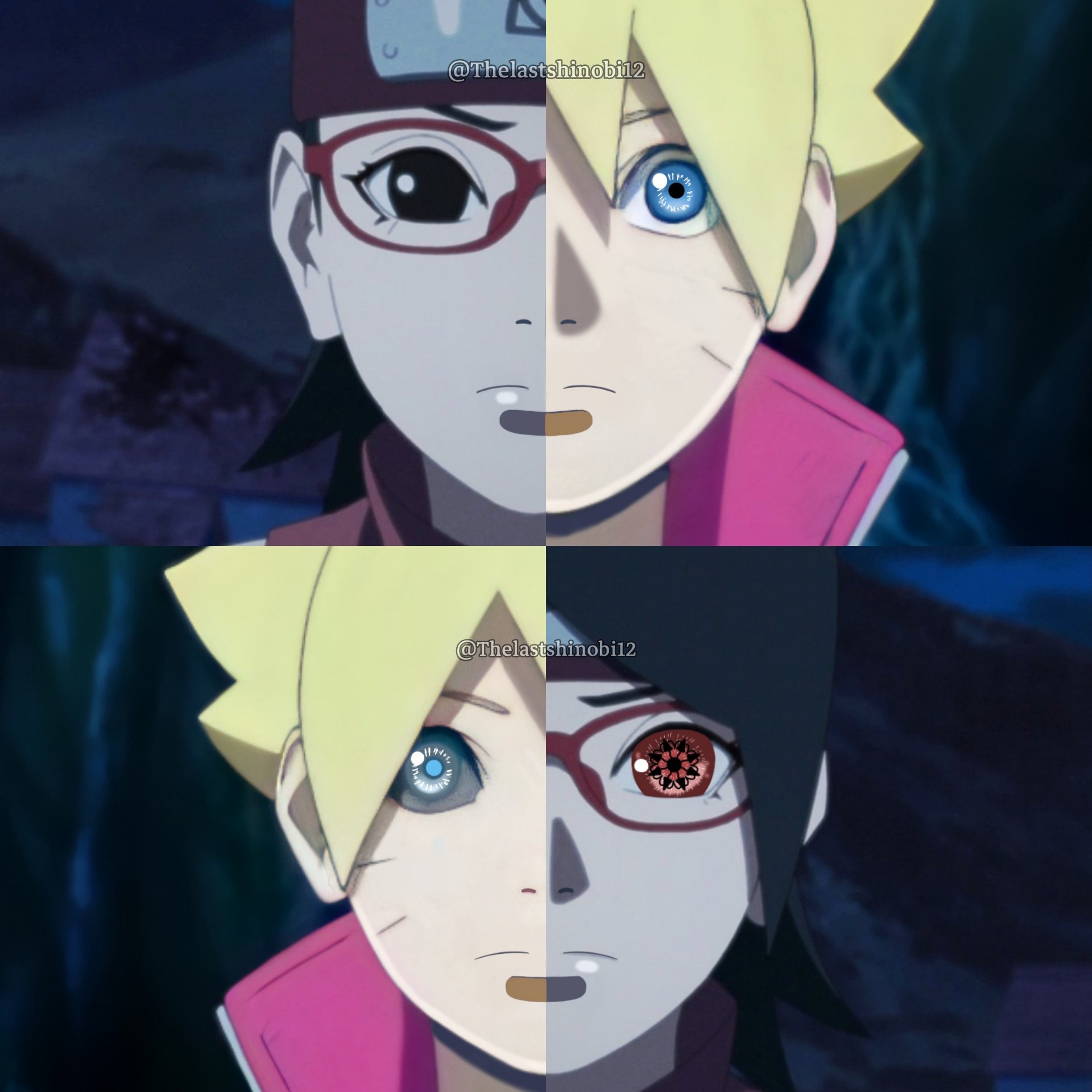 Sarada Uchiha - The Hokage and Boruto Uzumaki as her protector ♥♥♥ #love  #couple #NarutoAndSasuke #NextGeneration