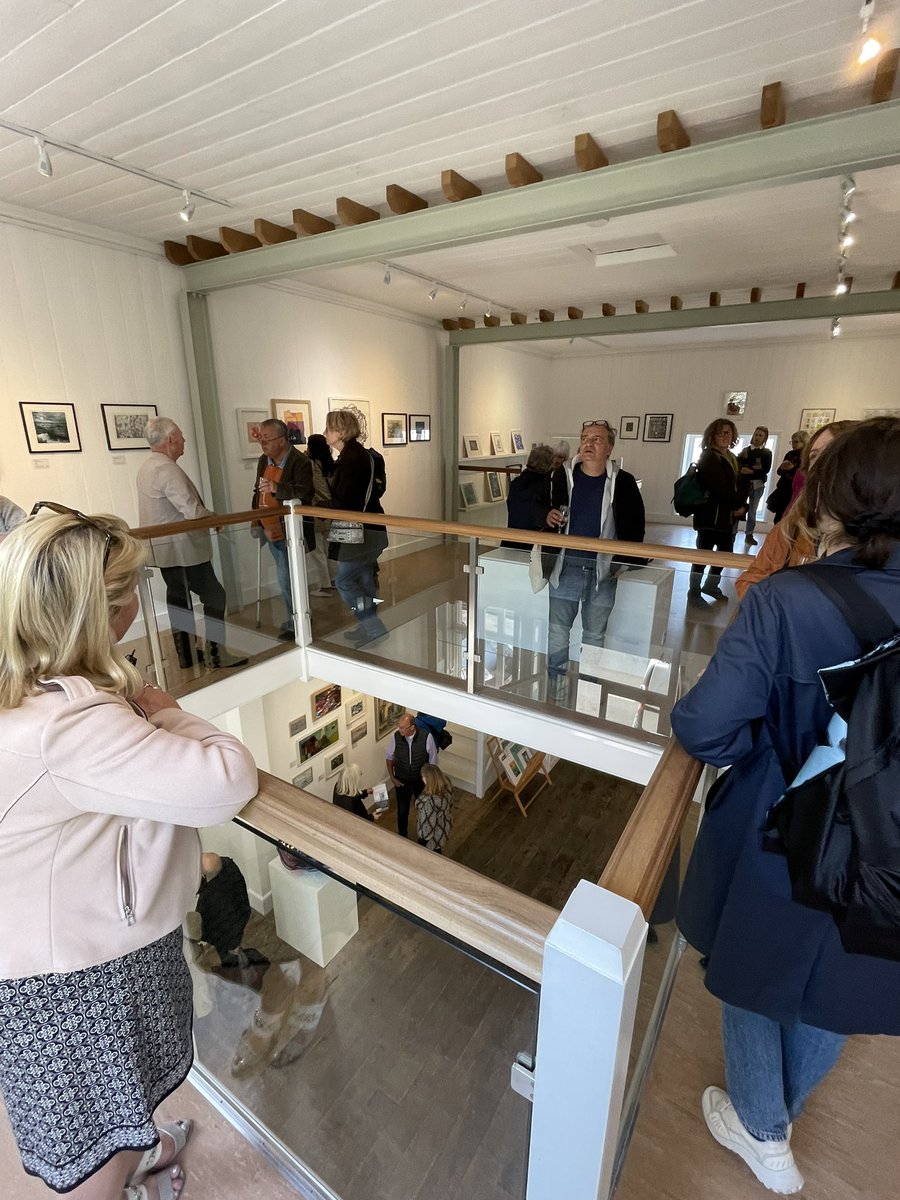 LizAtkin's tweet photo. Beautiful afternoon at the opening of The Pull of The Print @Studio_Linden, great to see my buddy @e_TCH23 work @PmCouncil #gallery #exhibition #kent #opening https://t.co/kOonKrno4r