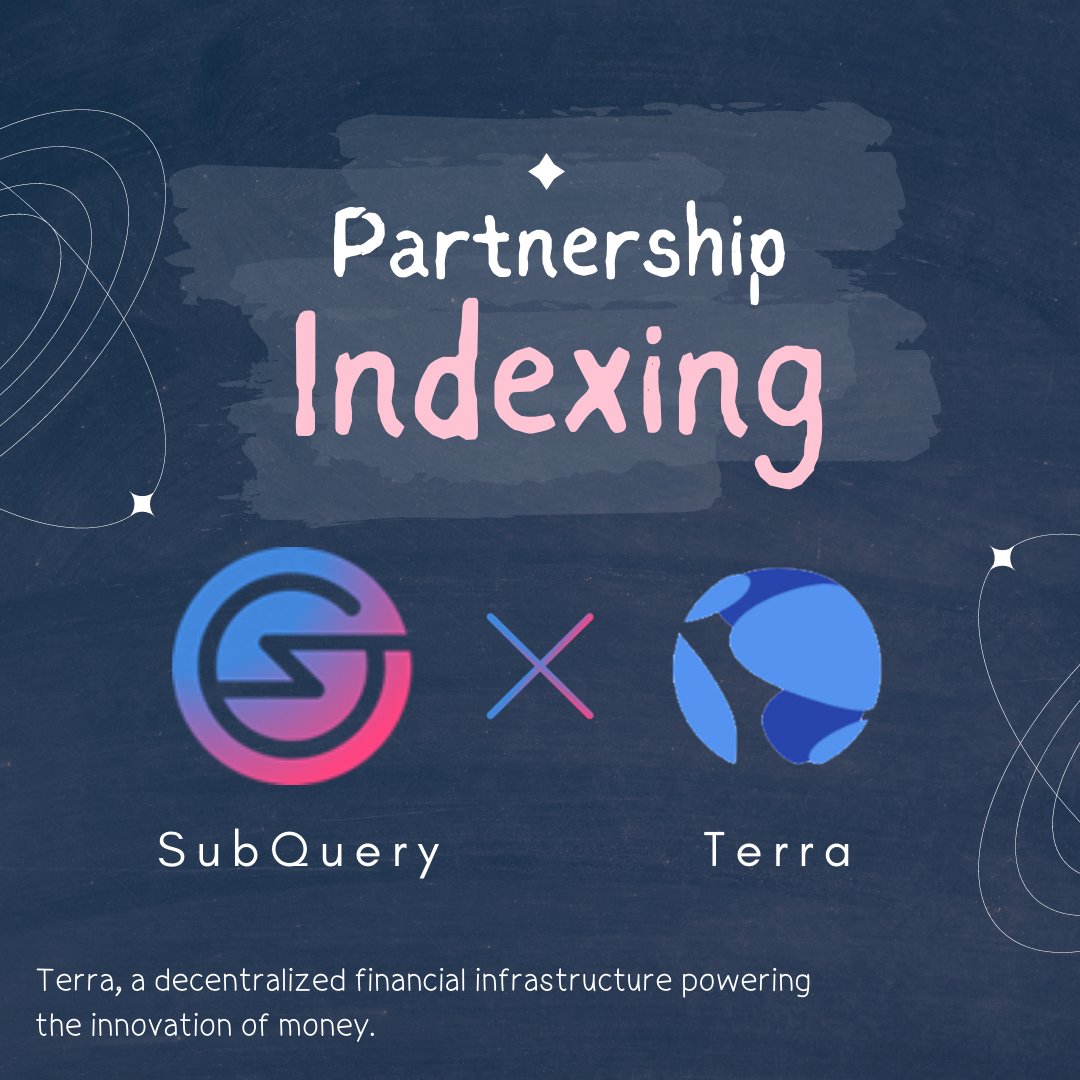 sarunwich3's tweet photo. 1/3
Quest spartan 2022
Layer-1 project? SubQuery should index next and why?
I vote Terra money with reasonโฆ
@terra_money
@SubQueryNetwork
#SubqueryIndex #SubqueryApril #SubQueryThailand https://t.co/kF24Z3Rwj3
