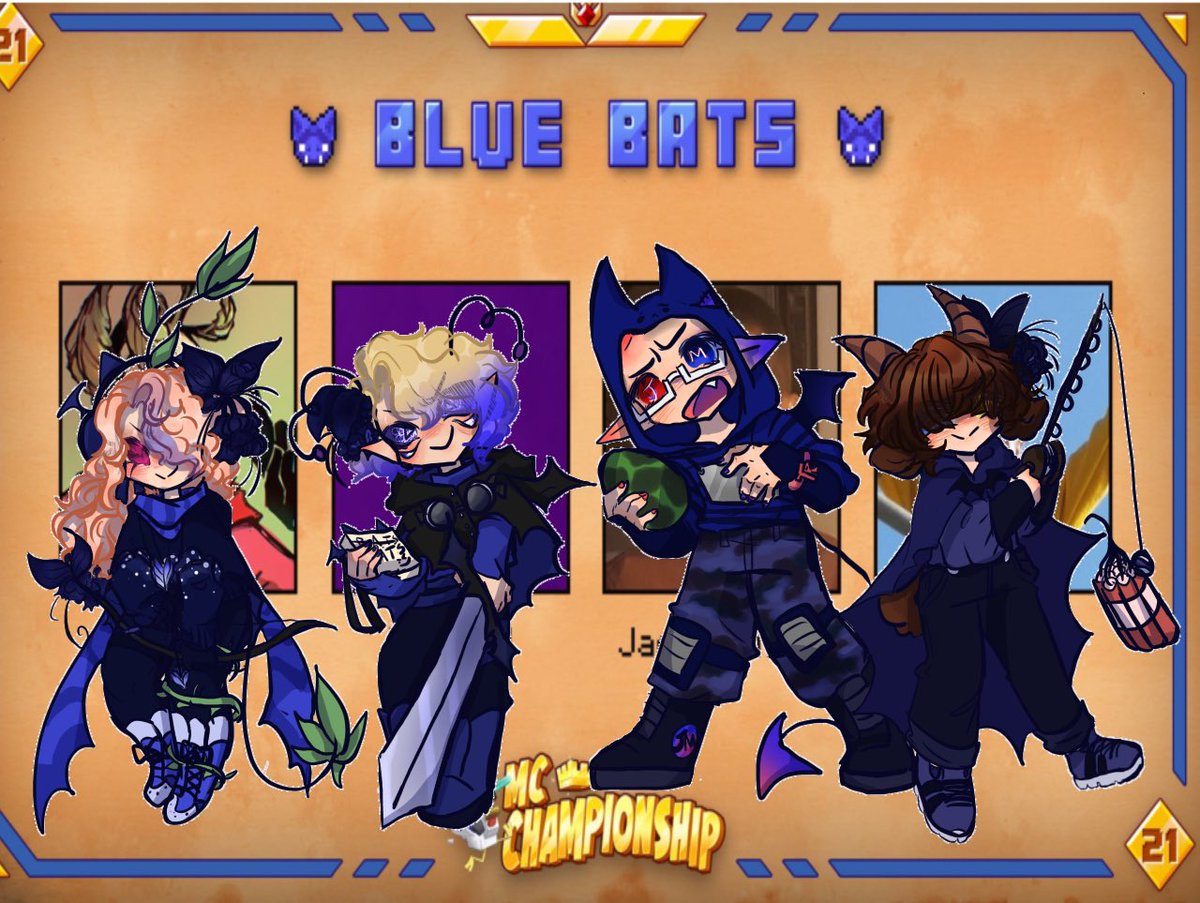 Blue Bats :D
#5upfanart #purpledfanart #JackManifoldfanart #tubbofanart #mccfanart #BlueBats