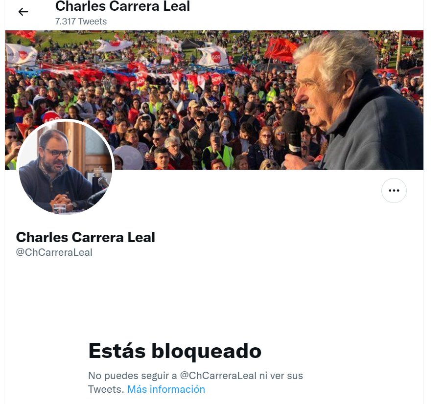LuisCIbarraflo1's tweet photo. @nanzurda @camboue @GeraNunezz @Frente_Amplio @CoalicionMulti Absolutamente se subieron al #bonde de la soberbia y hoy se creen lideres iluminados y no se te ocurra criticarlos ni llamarles la atención, menos aportar una idea llegan al punto de bloquearte aunque te conozcan
Es muy lamentable tener que mostrar estas actitudes #QSeCreen ? https://t.co/t1F9dtXA34