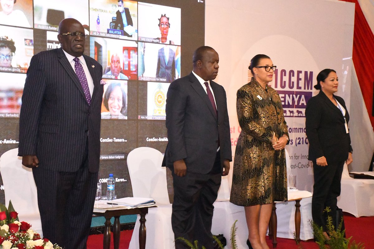 Mohazt1's tweet photo. I was honoured to lead @UnescoYouthKe team during the #21CCEM event where commonwealth education ministers across 54 countries met in Nairobi to discuss global #education goals.
@NatcomUnescoKe @EduMinKenya @ComSecYouth @commonwealthsec https://t.co/Mv9bToJKaM