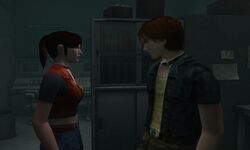 claire-redfield-and-steve-burnside Resident Evil Code Veronica - Less Wires