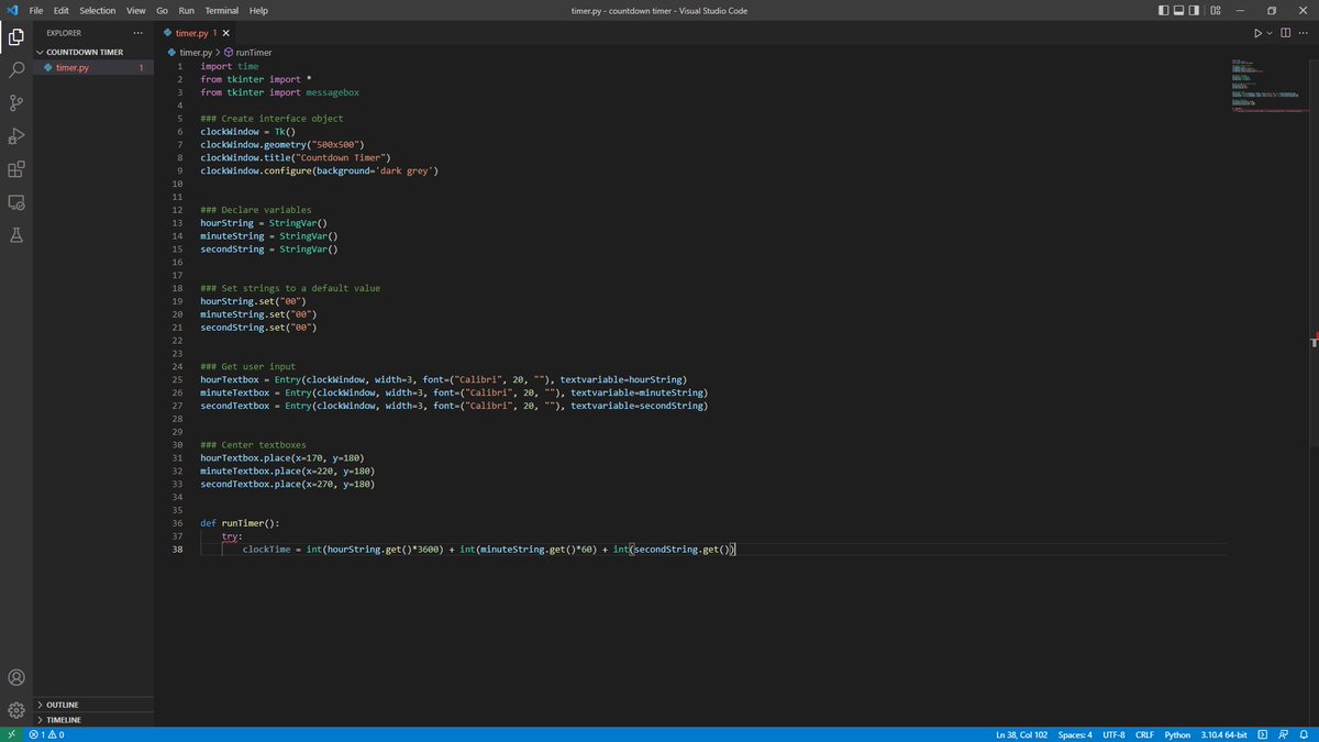 Decidutrix's tweet image. practicing my python
#Python #pythonprogramming #pythonprogram #Python3 #pythoncode #pythonlearning #code #Coding