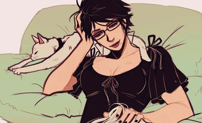 nap time with cats #Bayonetta 