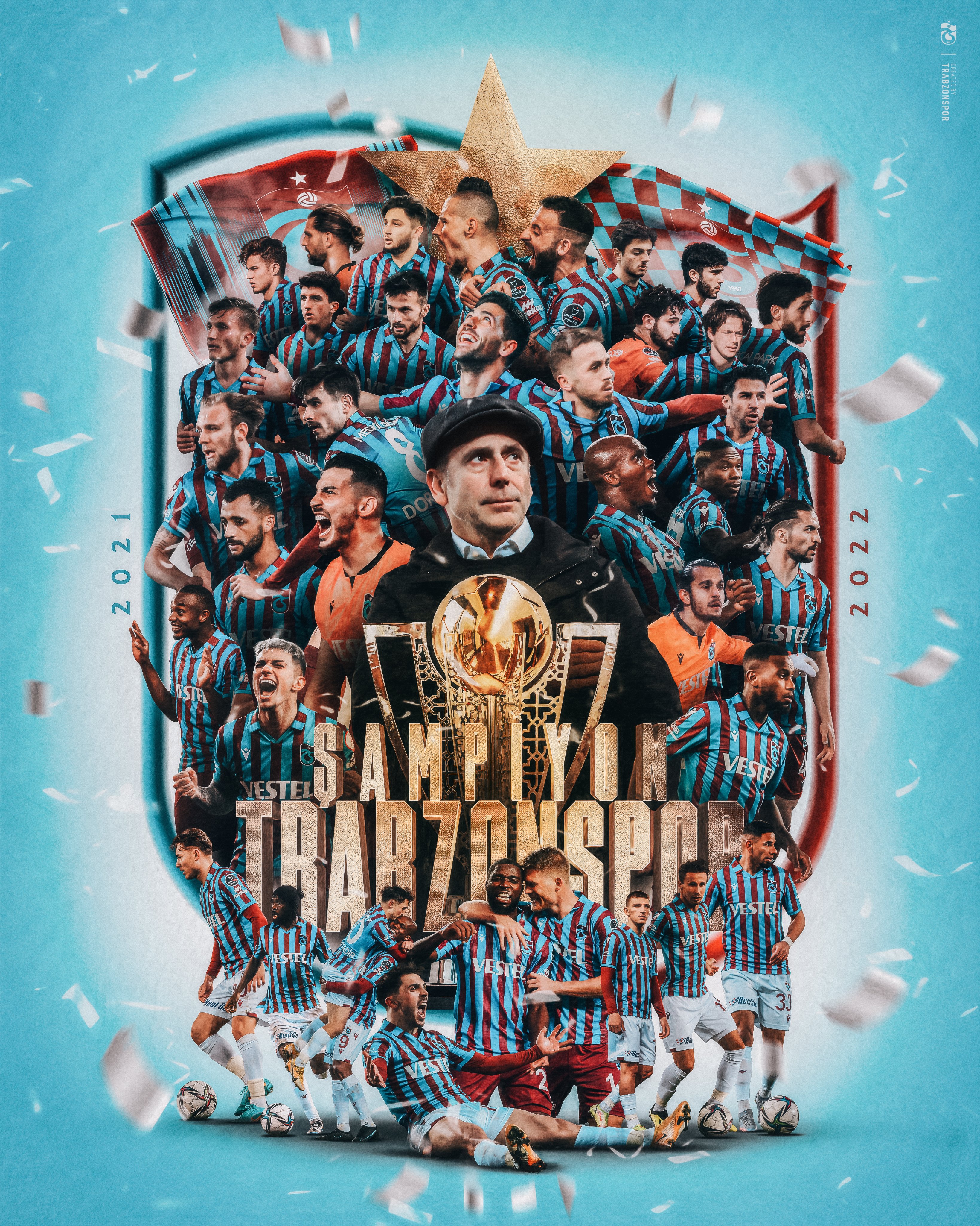 Trabzonspor şampiyonluk görseli
