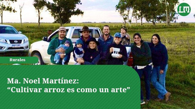 La Ing. Agr. María Noel Martínez dijo estar unida al #arroz con pasión y dedicación, un cultivo del que nunca pensó alejarse, y plateó la necesidad de que las mujeres productoras también tengan su lugar en la gremial que las representa

Leé más: bit.ly/3F3bmwk

<a href="/mnoelm33/">Maria Noel Martinez Olascuaga</a>
