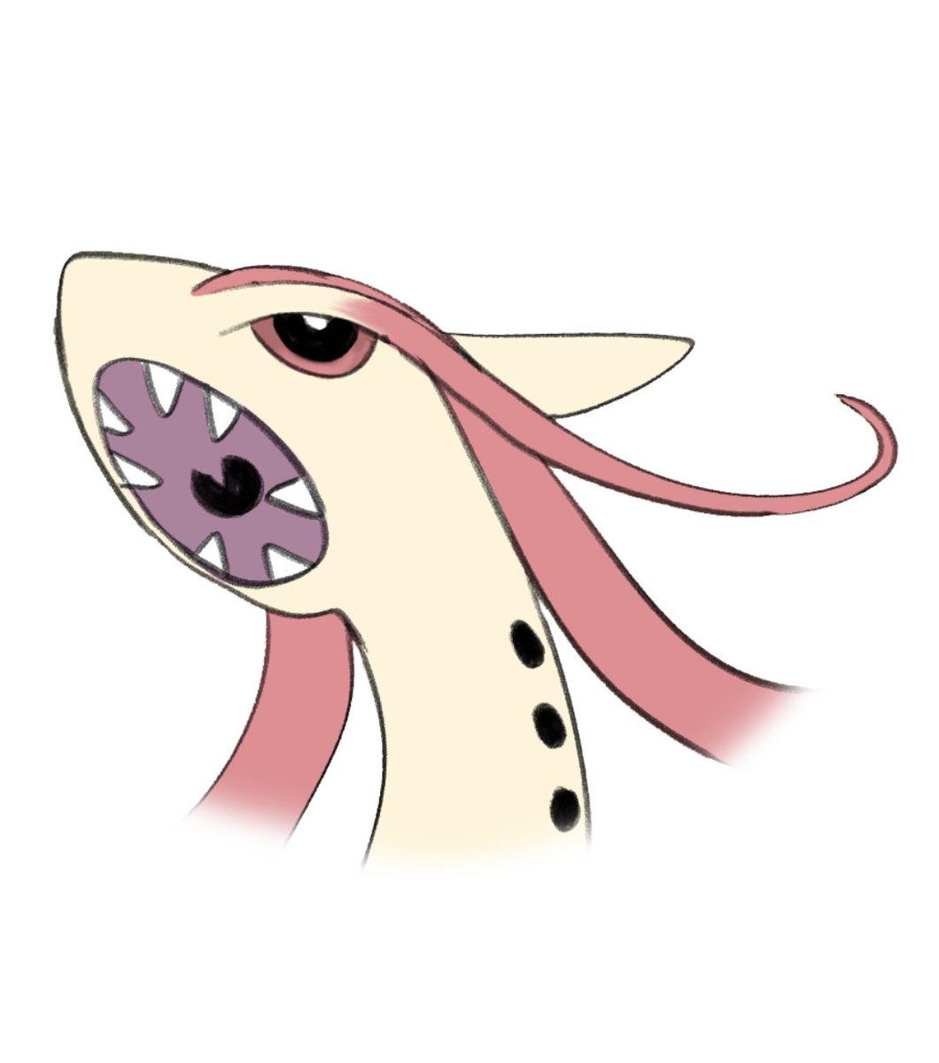 arvalis's tweet image. Milotic has very unique gills which appears to be based on a lamprey. What if Milotic has a secret monster mouth?