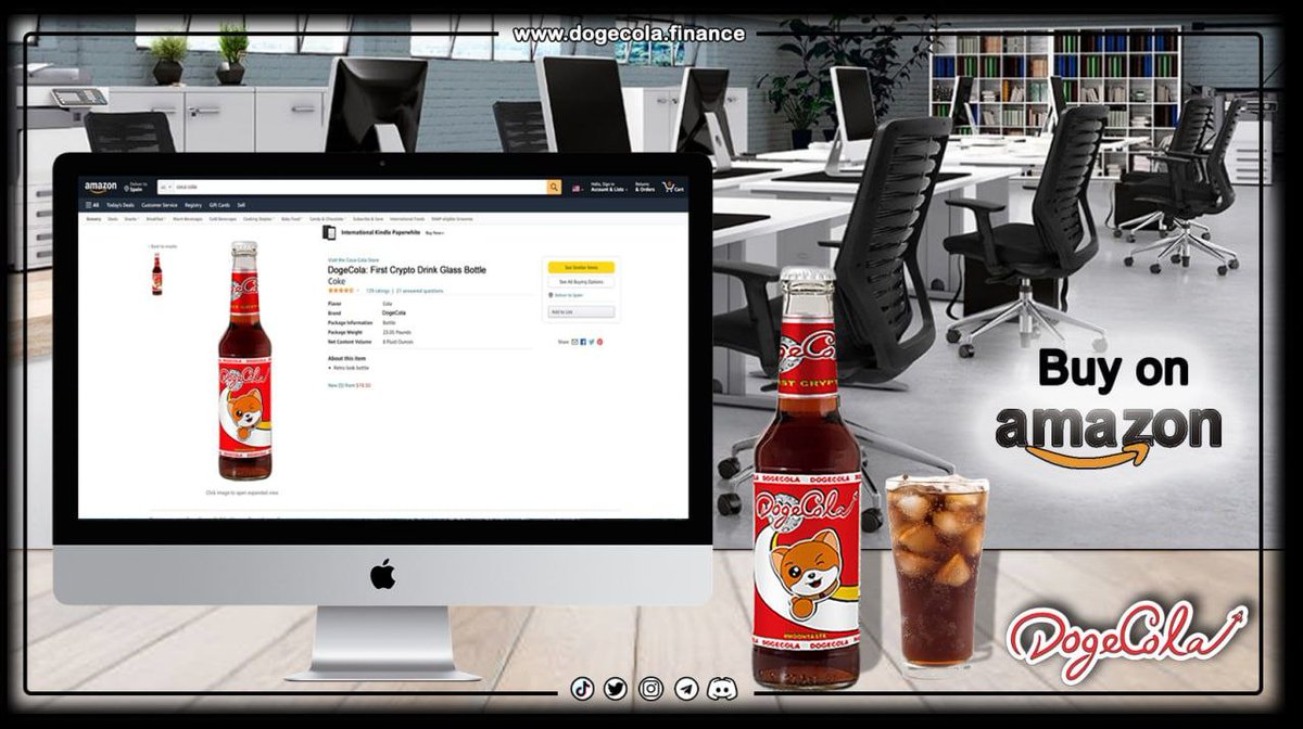 @Gemman77 Very soon on #amazon for the first crypto soft drink #DogeCola