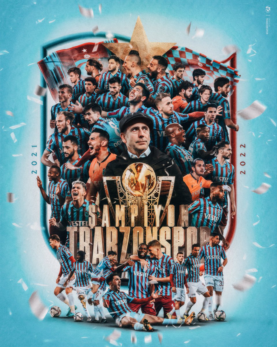 2021-22 sezonu Süper Lig Şampiyonu <a href="/Trabzonspor/">Trabzonspor</a>'u tebrik ederiz.

Uzun yıllar sonra gelen şampiyonluğun ne demek olduğunu biliriz.

Şampiyonlar Ligi'nde karşılaşmak dileğiyle.