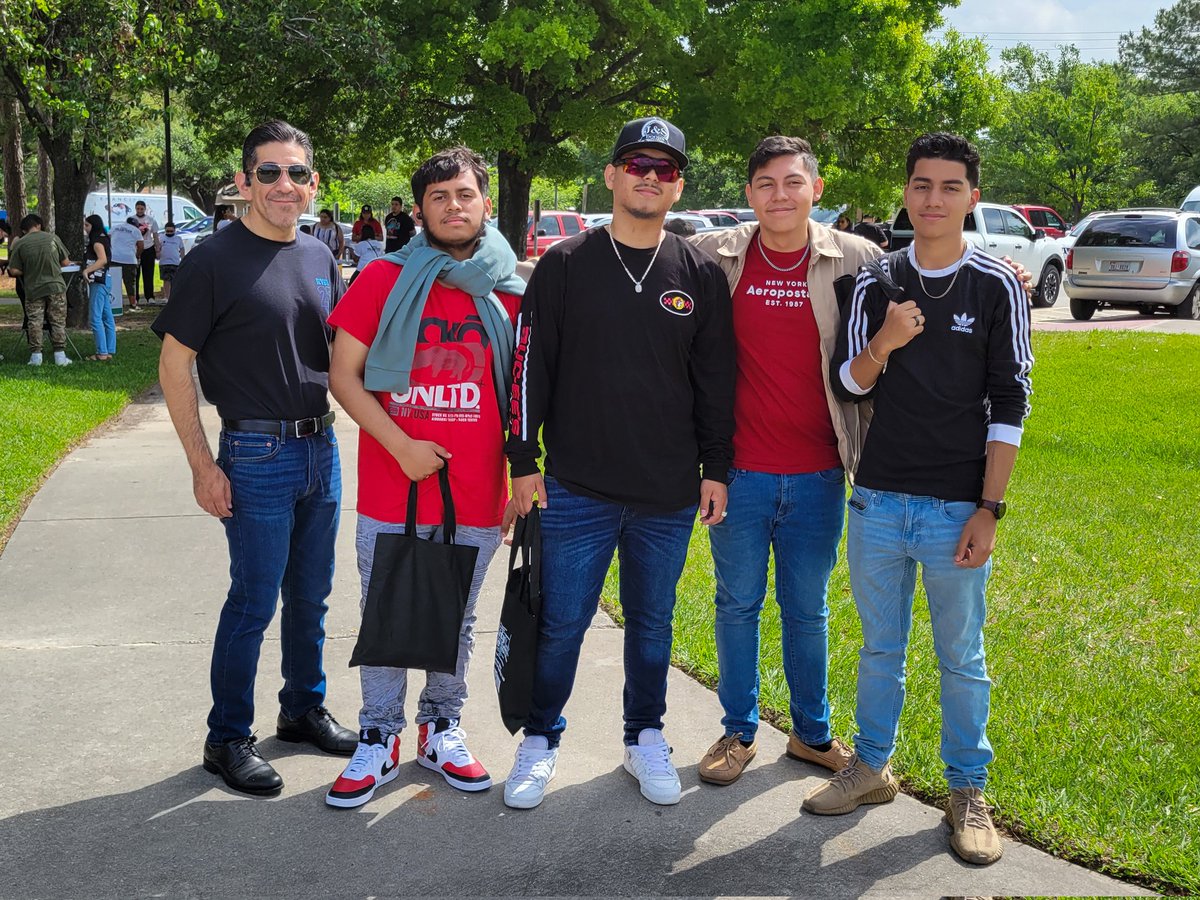 damonjasso's tweet photo. I had the privilege to attend College and Career day with Christina Morales, state representative 145, at Moody Park with my seniors! 

Our students were elated to say the least for several won prizes - including the top prize which is a new car! https://t.co/X4cZOIv7i9