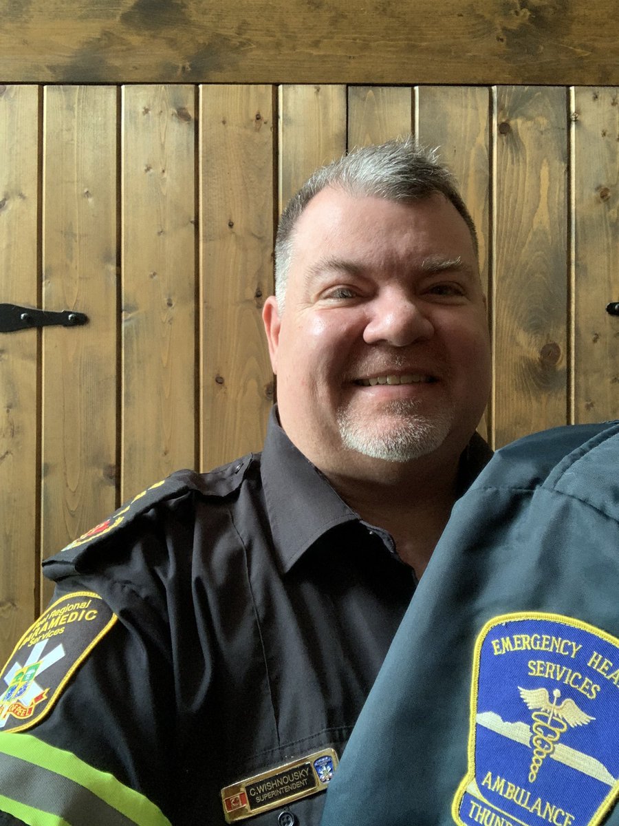 Today marks 25 years in EMS. Started in Thunder Bay in my 20’s. thank you Wayne Gates, Rob Corbiel, Donnie , Norm , Kevin, Leslie and so many others looking out for me .