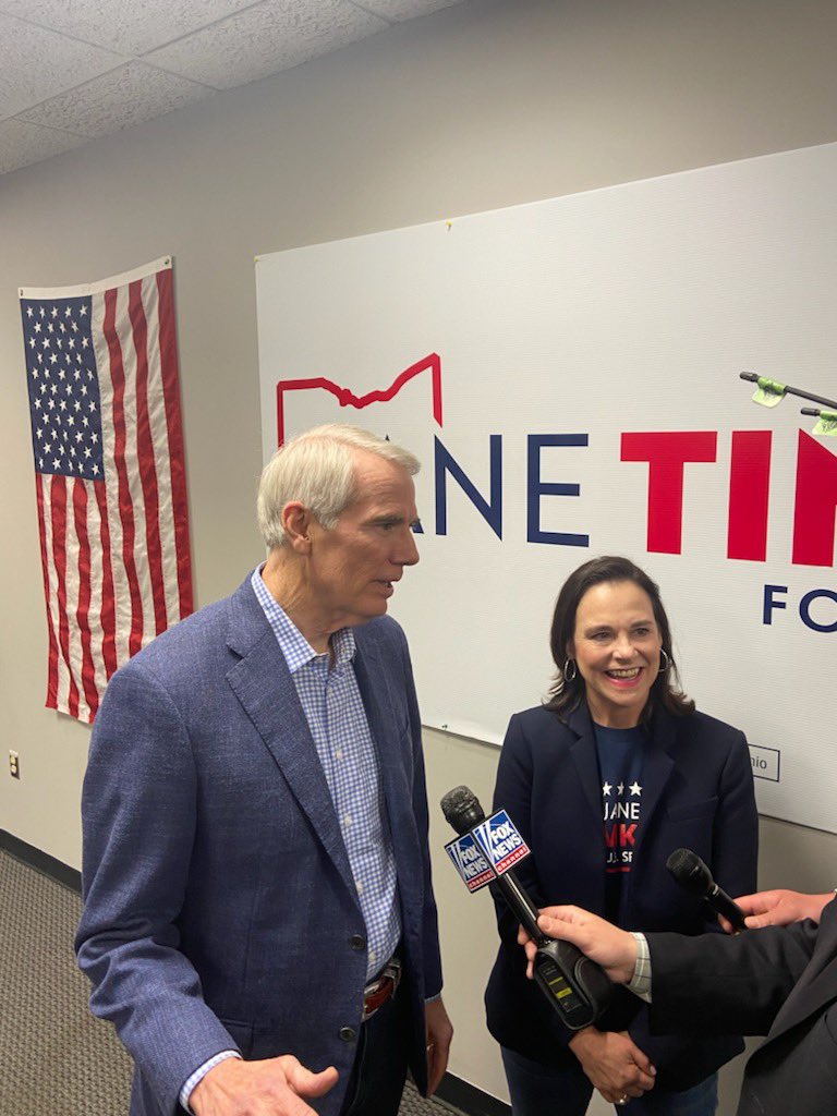 On the campaign trail in Columbus today with @JaneTimkenOH. Tuesday May 3 is Election Day, so be sure to go vote! 🇺🇸 #OHSen