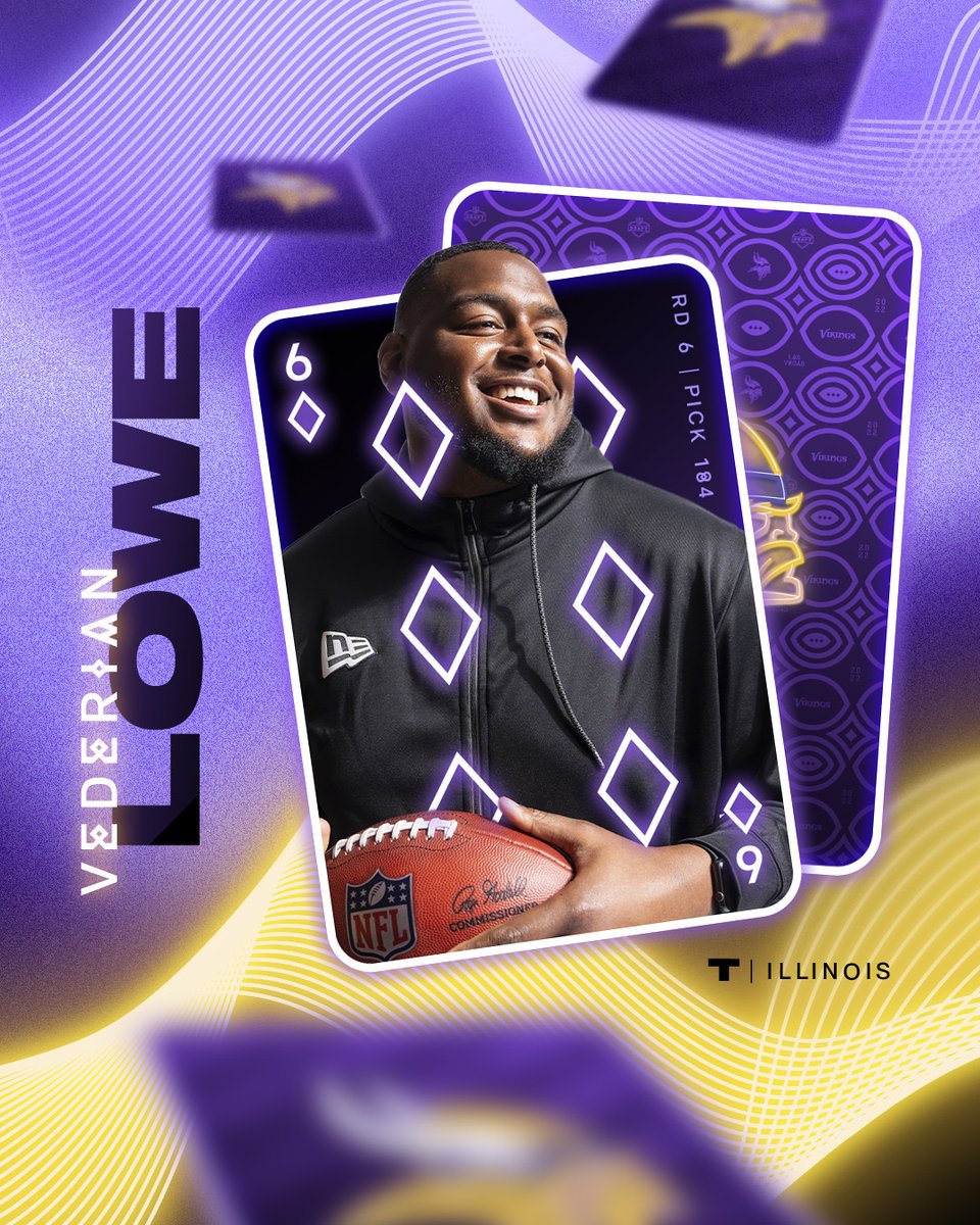Another addition up front. Welcome to the #Vikings, @VederianLowe!