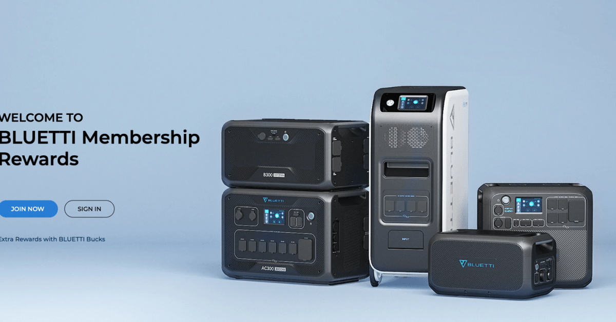 USABestElectric's tweet photo. Start taking advantage of membership rewards using the new BLUETTI Plus loyalty program https://t.co/pOrIDlRcgX https://t.co/jsbsfiy2Rs