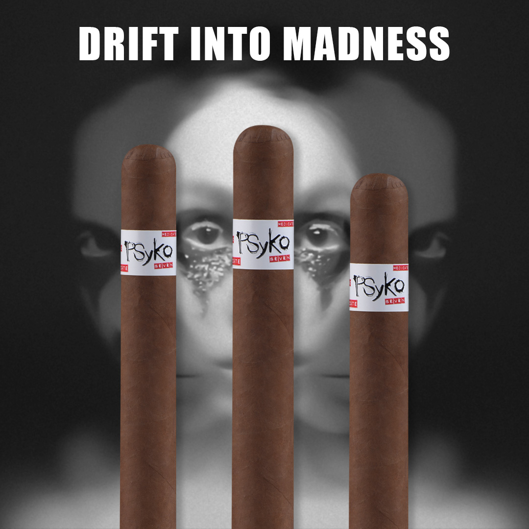 Three sizes for you to drift into madness...which will you choose?

#venturacigar #premiumcigar #cigarlife #psykoseven #cigars #cig #cigarcollector #cigarring #cigaroftheday #cigarsinternational #swisscigar #cigarring #ziggar #cigarjournal