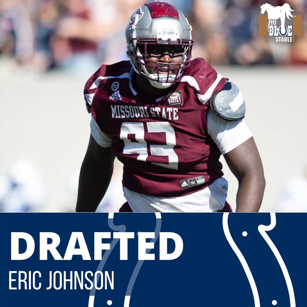Let’s give a HUGE  #Colts Nation welcome to <a href="/TheCreature93/">Eric M Johnson II</a> . 

<a href="/TheDestinAdams/">Destin Adams</a> is here to help you get to know the newest Colts DT. 

thebluestable.com/colts/welcome-…