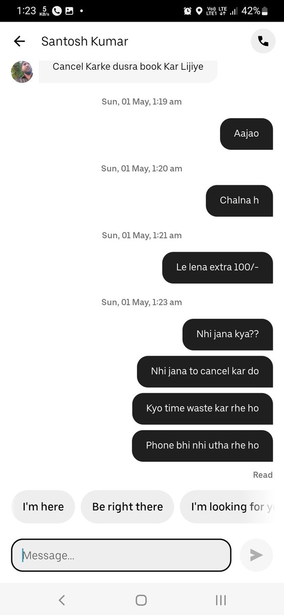 alamanwez's tweet photo. @Uber @Uber_Support 
Please explain what is happening? Is this brand value having UBER in India?
??????????????? https://t.co/Y25mnIBZYj