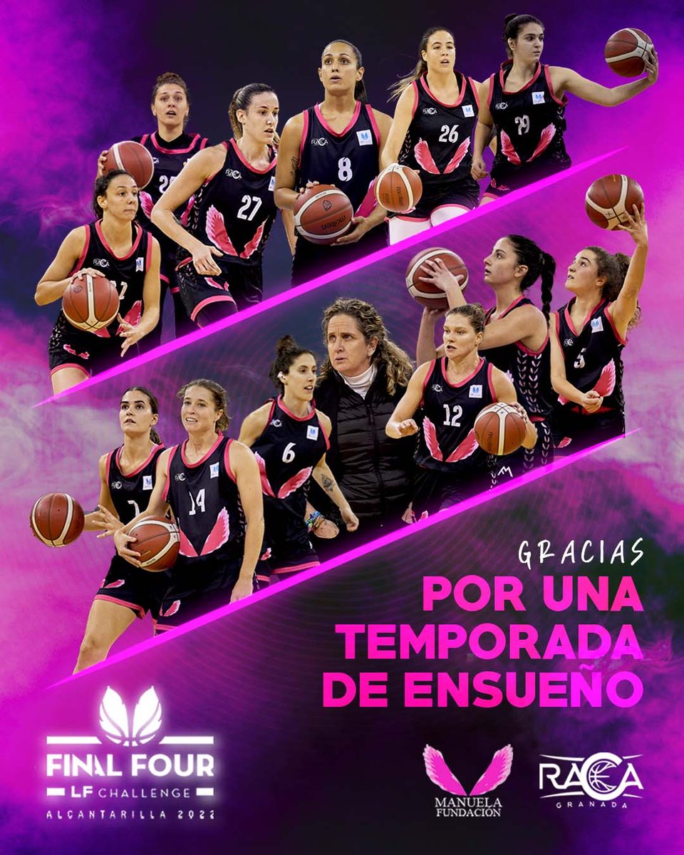 CDRaCa's tweet photo. 💭 𝐆𝐑𝐀𝐂𝐈𝐀𝐒 𝐏𝐎𝐑 𝐔𝐍𝐀 𝐓𝐄𝐌𝐏𝐎𝐑𝐀𝐃𝐀 𝐃𝐄 𝐄𝐍𝐒𝐔𝐄Ñ𝐎 👏

Sois un orgullo para toda Granada. Habéis hecho historia no sólo por lo bien que habéis jugado, sino por el esfuerzo durante toda la temporada. 💪

Hoy mas que nunca... ¡VAMOS RACA! 🔴⚫

#OrgulloRACA https://t.co/RAf1617bM8