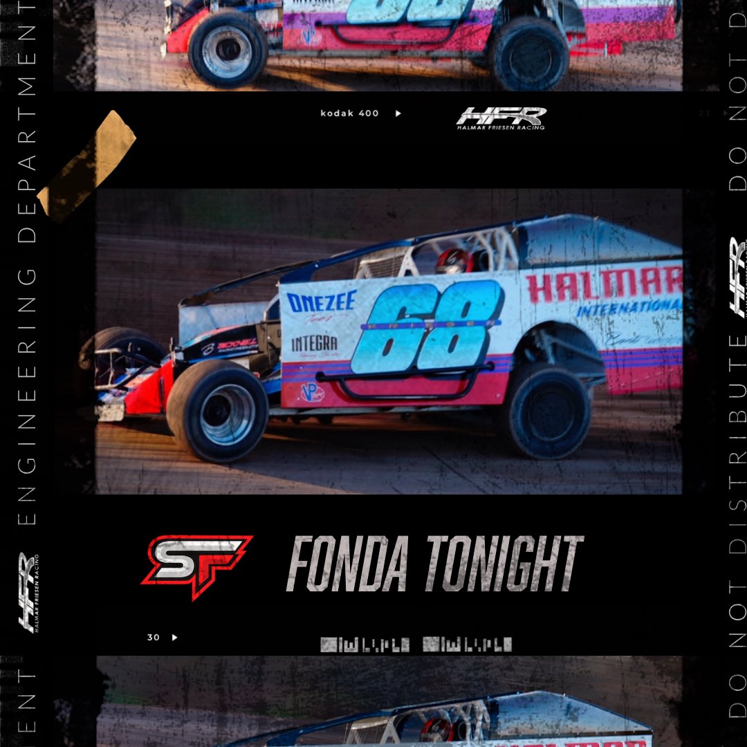 StewartFriesen's tweet photo. We’re bringing the 68 out for one more run tonight at @thefondaspdwy! Catch it on @FloRacing @Mobil1 #honoringalex https://t.co/2o05kWYcCA