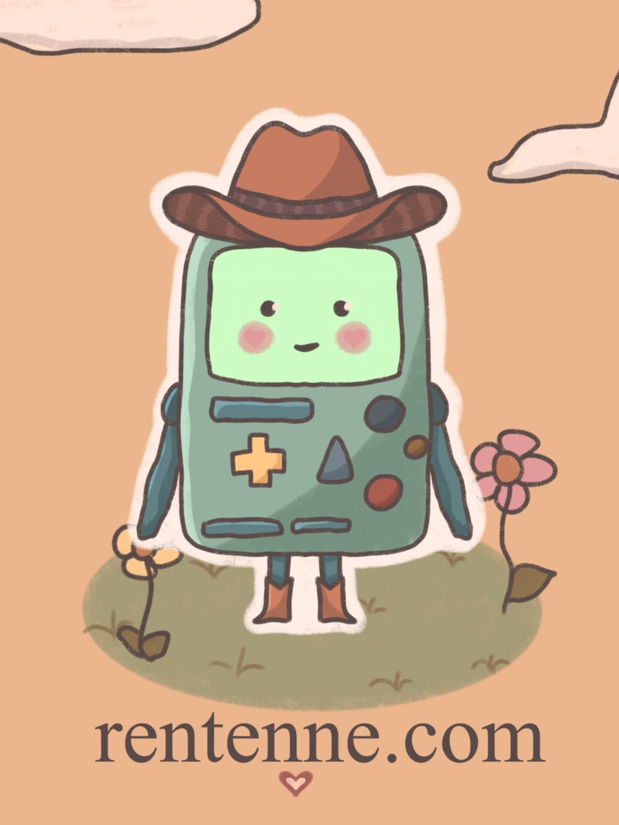 「cowboy bmo stickers now available at htt」|ren ♡のイラスト