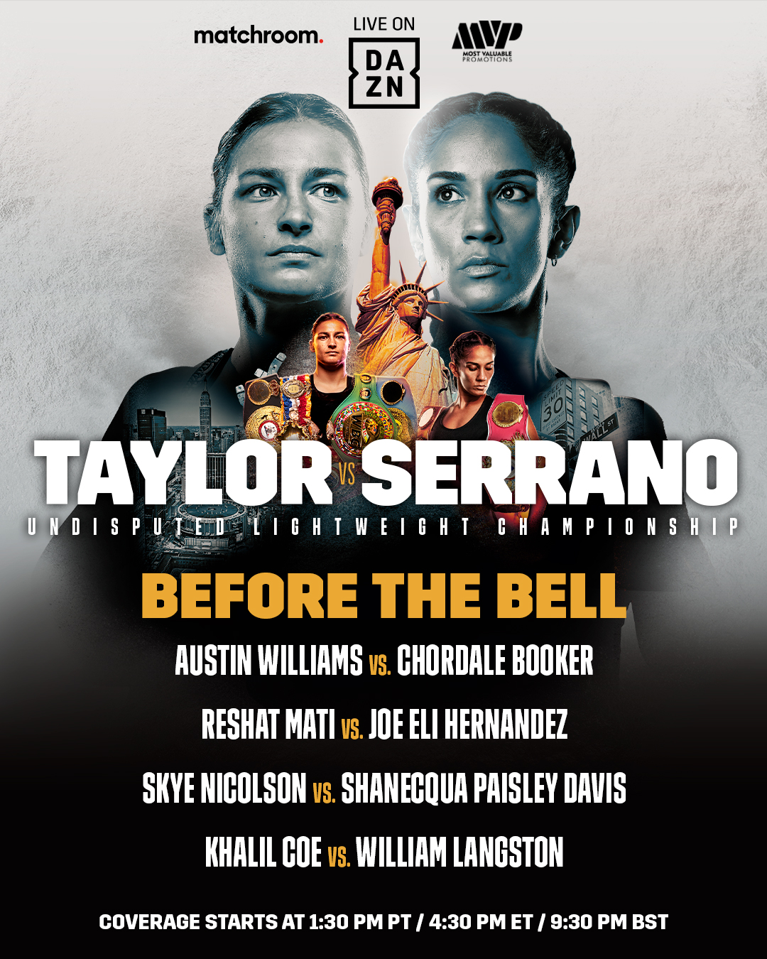 Dazn Boxing Before The Bell Starts Now Watch Taylorserrano Live On T Co Foiauucafv T Co Zdowpcgh8j Twitter