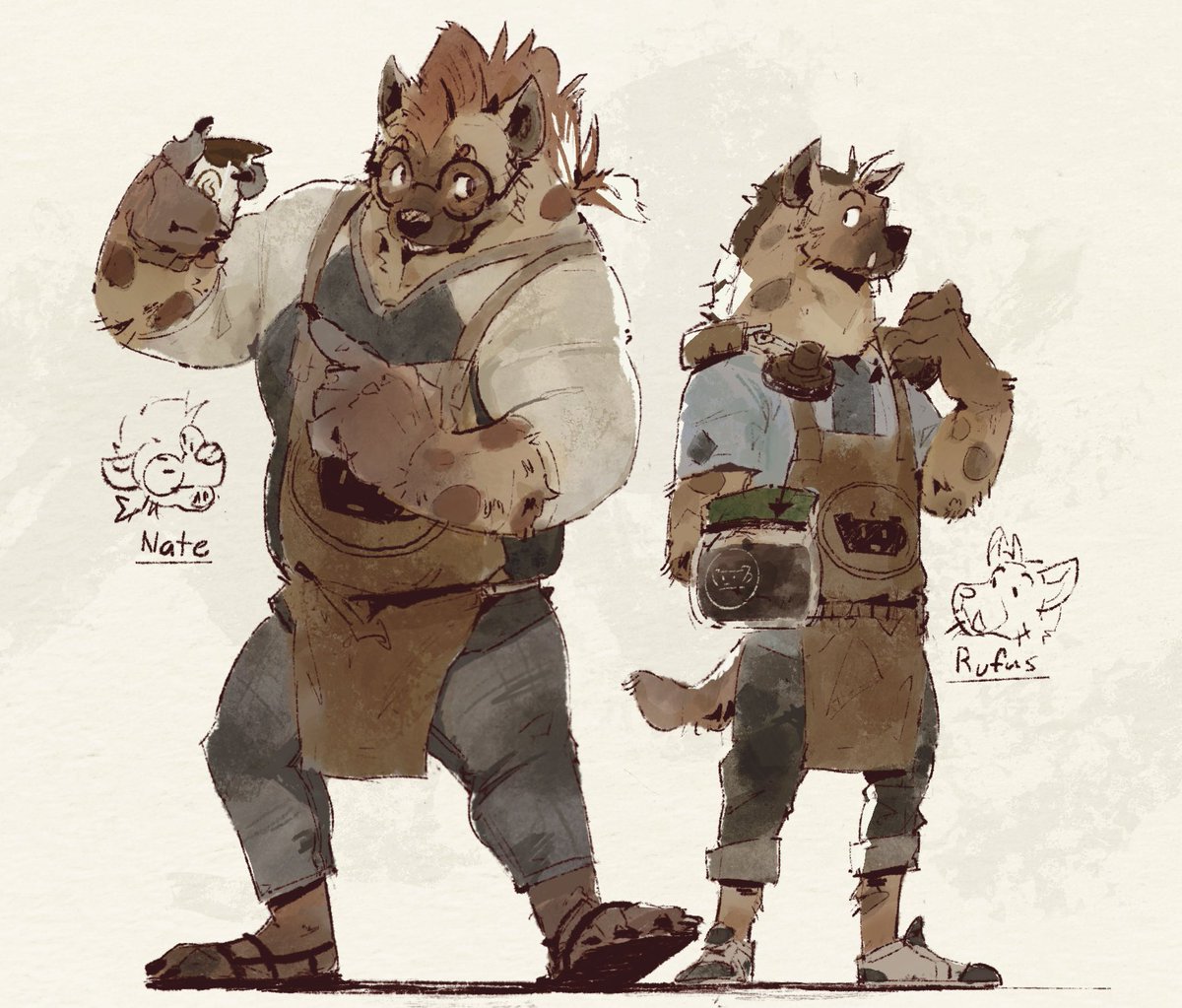 「Part-time coffee yeens 🌱☕️ 」|Bernie🥯🧋🍂のイラスト