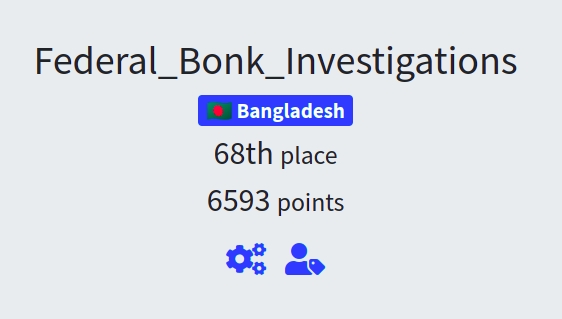 It was really nice playing #NahamCon2022 CTF w/ The Team <a href="/0xAr7hur/">Junaid Arafin</a> <a href="/KhanOtol/">Otol Khan</a> <a href="/KaziBlackFox/">Kazi Ashikur Rahman</a> <a href="/n1ghtmar3_2421/">MD. GOLLAM RABBI</a> <a href="/HimelAhmed29/">Habibur Rahman</a> 
The improvement was great from the last year.
Kudos to all other players 🥳.