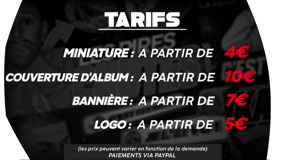 lez4rD's tweet image. Yo tout le monde ! 🔥
Je suis de retour avec de nouveaux tarifs. 
Disponible pour toutes commandes en DM 📨