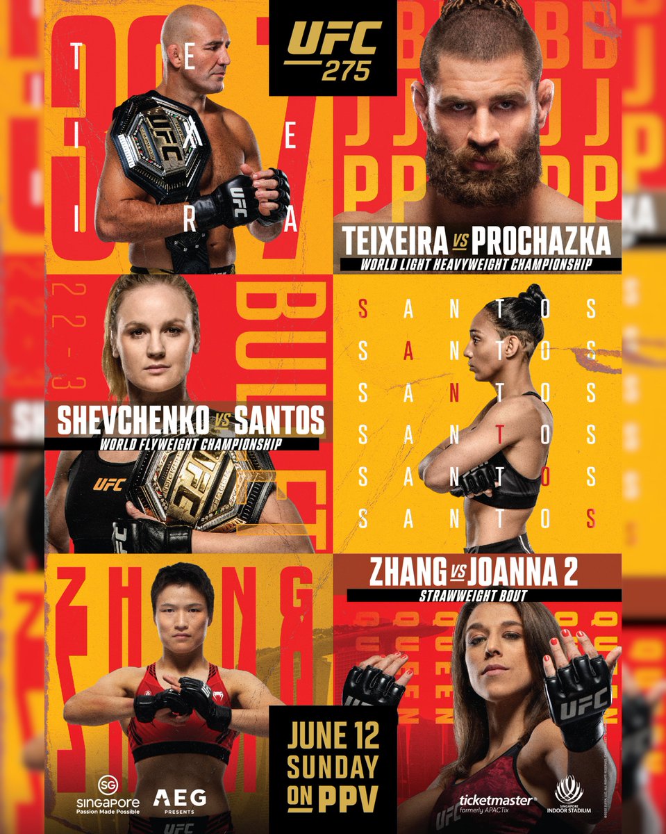 Ufc On Twitter Your рќ рќ рќ рќ рќ єрќ рќ ёрќ і Ufc275 Poster Has Arrived рџ ј Sun Jun Ufc On Twitter Your рќ рќ рќ рќ рќ єрќ рќ ёрќ і Ufc275 Poster Has Arrived рџ ј Sun Jun