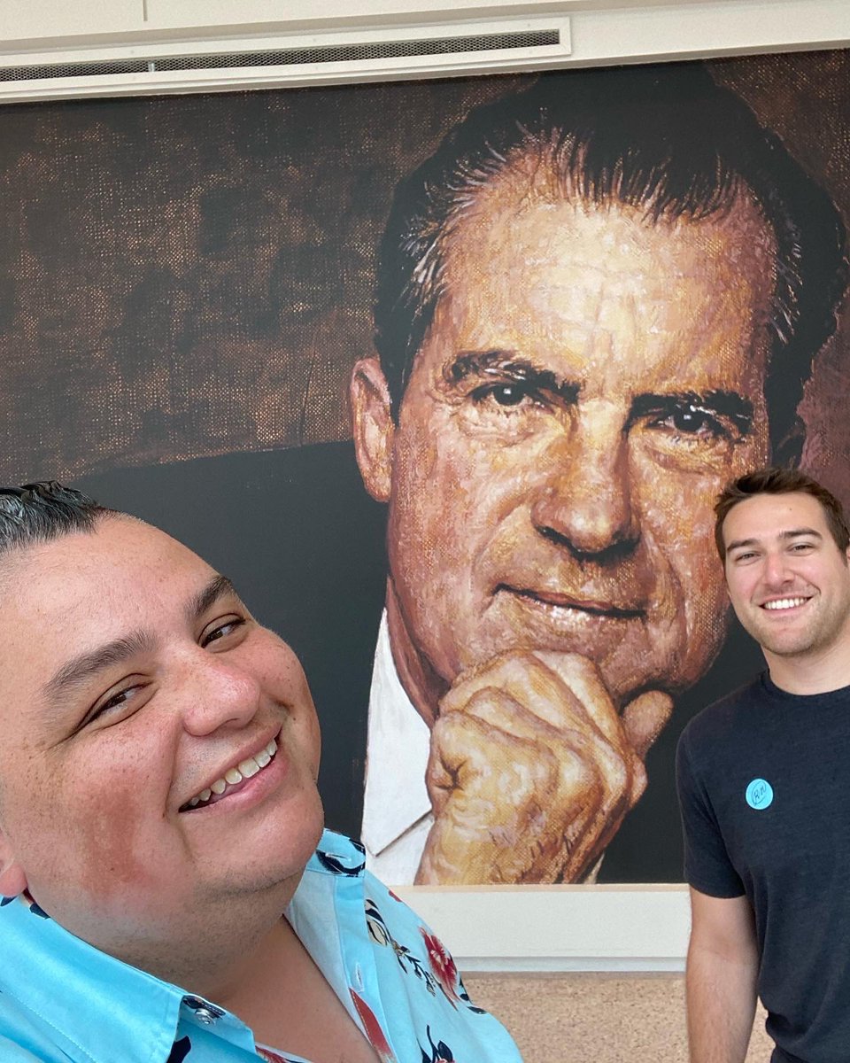 PresidentsVisit's tweet photo. Nixon Library with Andrew! No Dupes Detected!🦅🇺🇸🏛🏝☀️🌺🐰🌸
#VerySoCalEaster #NixonLibrary @nixonlibrary https://t.co/f66gRlaLFd