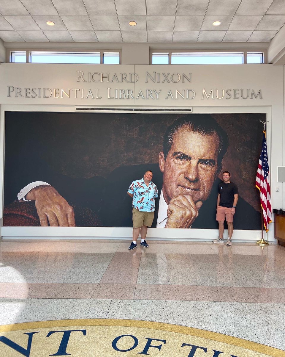 PresidentsVisit's tweet photo. Nixon Library with Andrew! No Dupes Detected!🦅🇺🇸🏛🏝☀️🌺🐰🌸
#VerySoCalEaster #NixonLibrary @nixonlibrary https://t.co/f66gRlaLFd