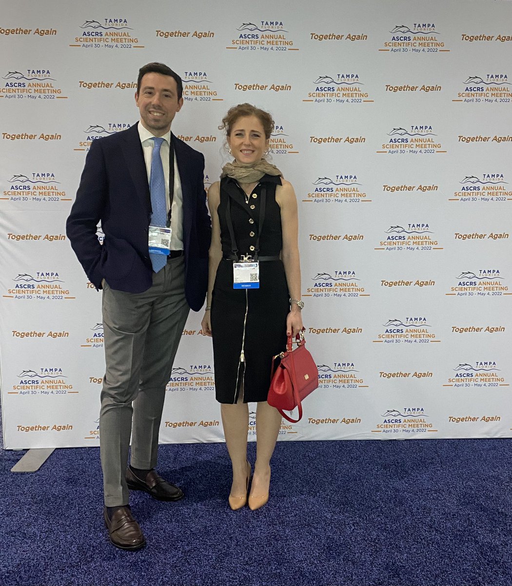 Kickoff of #ASCRS22 in Tampa 

Happy to be #TogetherAgain <a href="/ASCRS_1/">ASCRS_1</a> <a href="/ASCRSFoundation/">ASCRS Foundation</a>