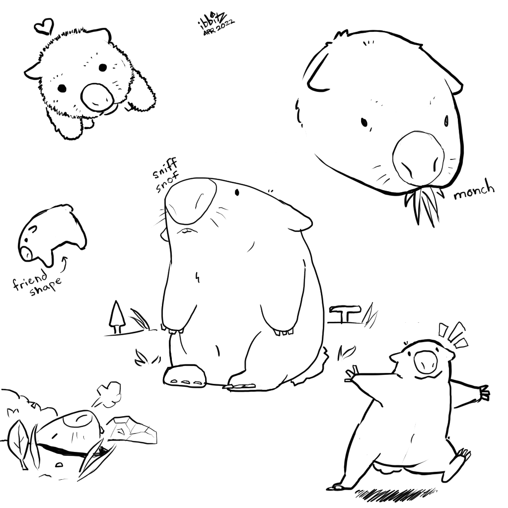ibbitzzz's tweet photo. doodling some wombats https://t.co/Nl61trG6gW
