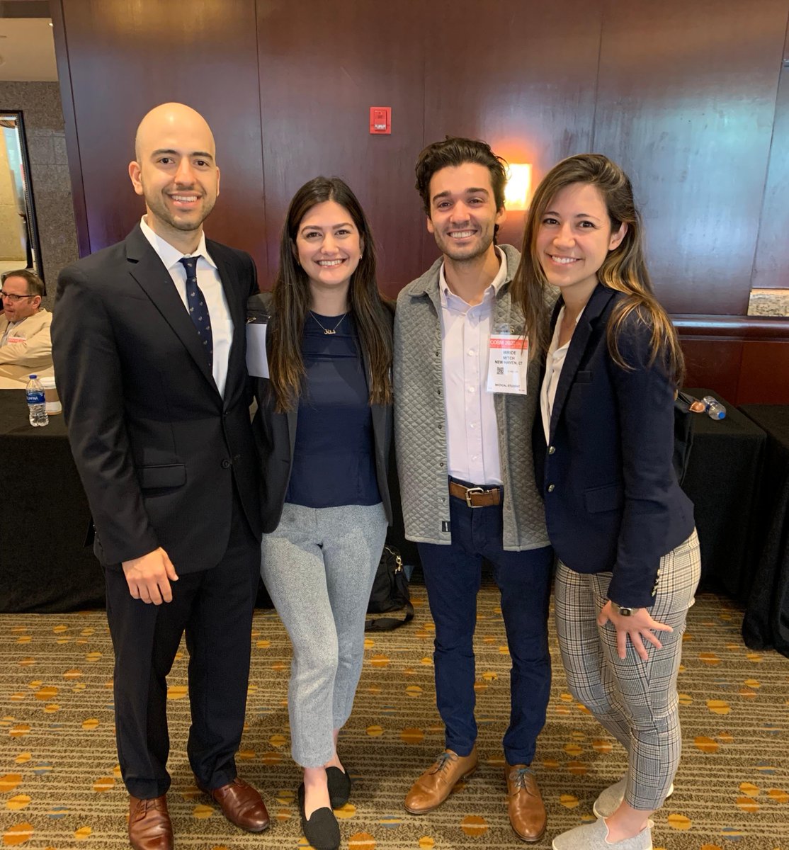Triological's tweet photo. It is so great to meet the next generation of intelligent, bright #Otolaryngologists. Our specialty is truly in good hands! We can't wait to welcome y'all as future #Triological members! #UCLA #UCSF #Yale @shaghauyegh @Alex_bourdillon @DoctorParsa https://t.co/XiQo7lUYiK