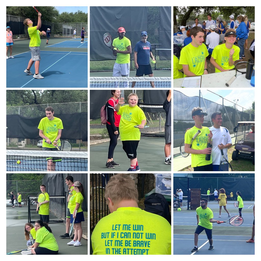 Lazer tennis action at Area Tourney today. @LISD_SPROG <a href="/LeanderISD/">Leander ISD</a>