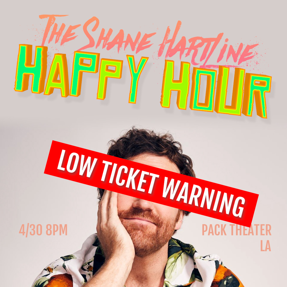 ✨ LA!  Join us TONIGHT 8pm at the <a href="/PackTheater/">The Pack Theater</a> for the "Happy Hour Comedy Show" feat a surprise celebrity guest from ABC's Station 19, stars from America's Got Talent, AEW, Gaslit &amp; more. ✨

🎟️ Low Ticket Warning, snag em now our.show/hartlinehappyh… #Comedy
