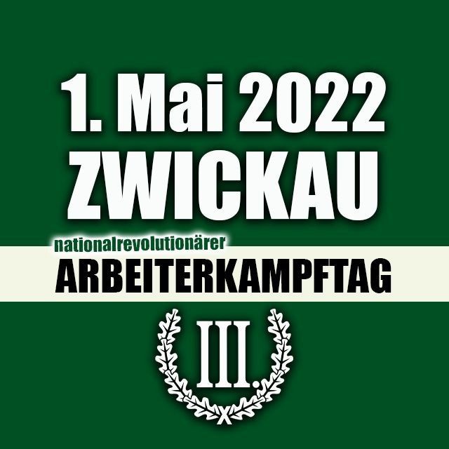 Hier geht es zum Liveticker für die morgige nationalrevolutionäre Demonstration zum #Arbeiterkampftag in Zwickau. #z0105
der-dritte-weg.info/2022/04/liveti…