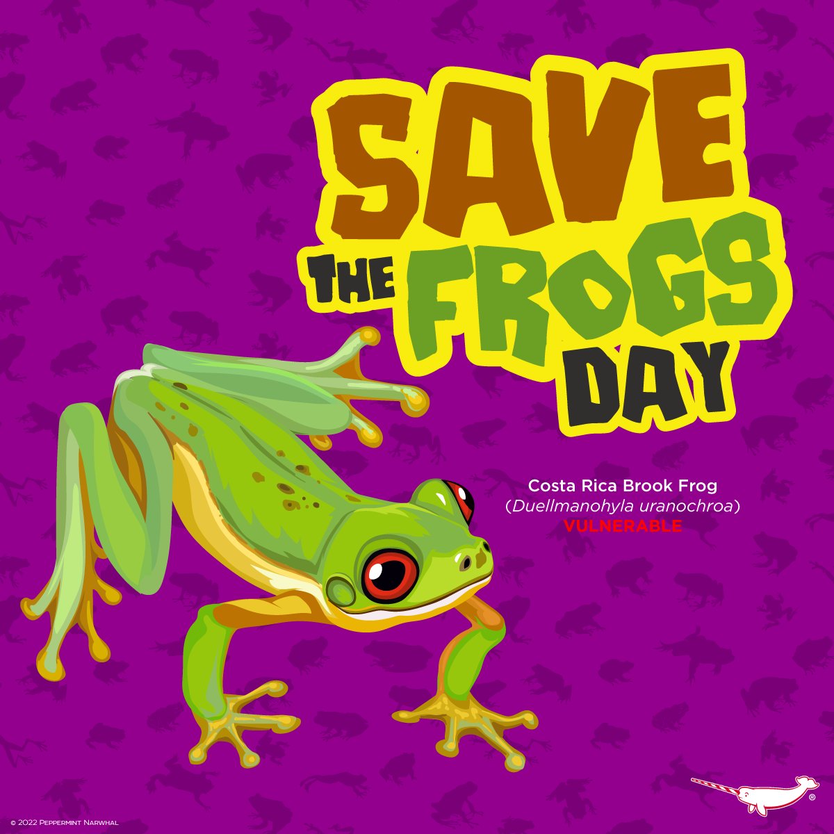 PepomintNarwhal's tweet photo. #SaveTheFrogsDay #CostaRicaBrookFrog
#PeppermintNarwhal
Etsy https://t.co/TOLSWY3W0e
Redbubble https://t.co/ISRfrTWwVu
TeePublic https://t.co/yNi4J9Tz7I
Zazzle https://t.co/NFmJJTiOHM
YouTube https://t.co/uKbf9WHgqP
#SaveFrogs #Frogs https://t.co/hucCAsza5V
