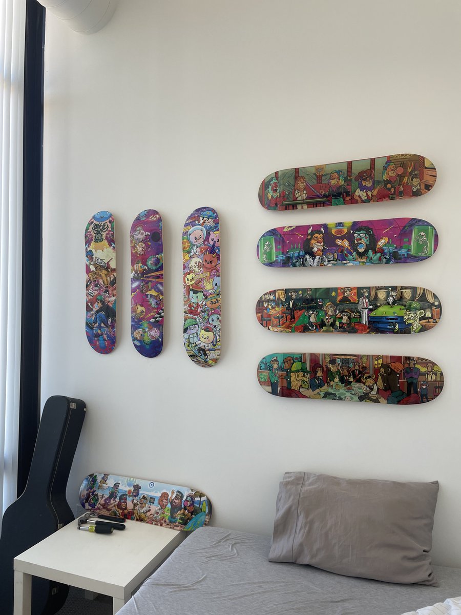 Kingpickle's tweet photo. If this post gets 100 retweets I’ll pick one person and design/send a free skateboard depicting your otherside land or Koda. 🤞🏻

If it doesn’t get 100 retweets then I’m stealing your engagements 😋 https://t.co/6gVI5Jlyhh