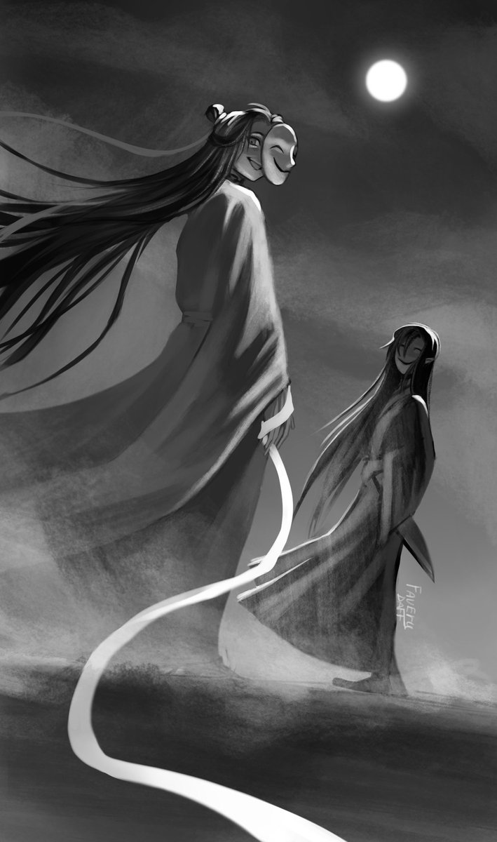 DaffFav's tweet photo. Black and white night
#tgcf #天官赐福 #heavenofficialsblessing https://t.co/E9w1JmZwU8