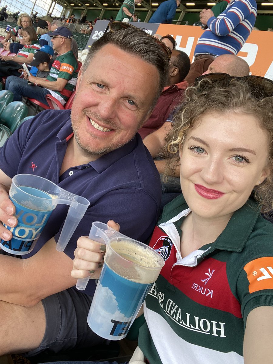 Great day back at Welford Road with <a href="/Morley7Nick/">Nick Morley</a>!