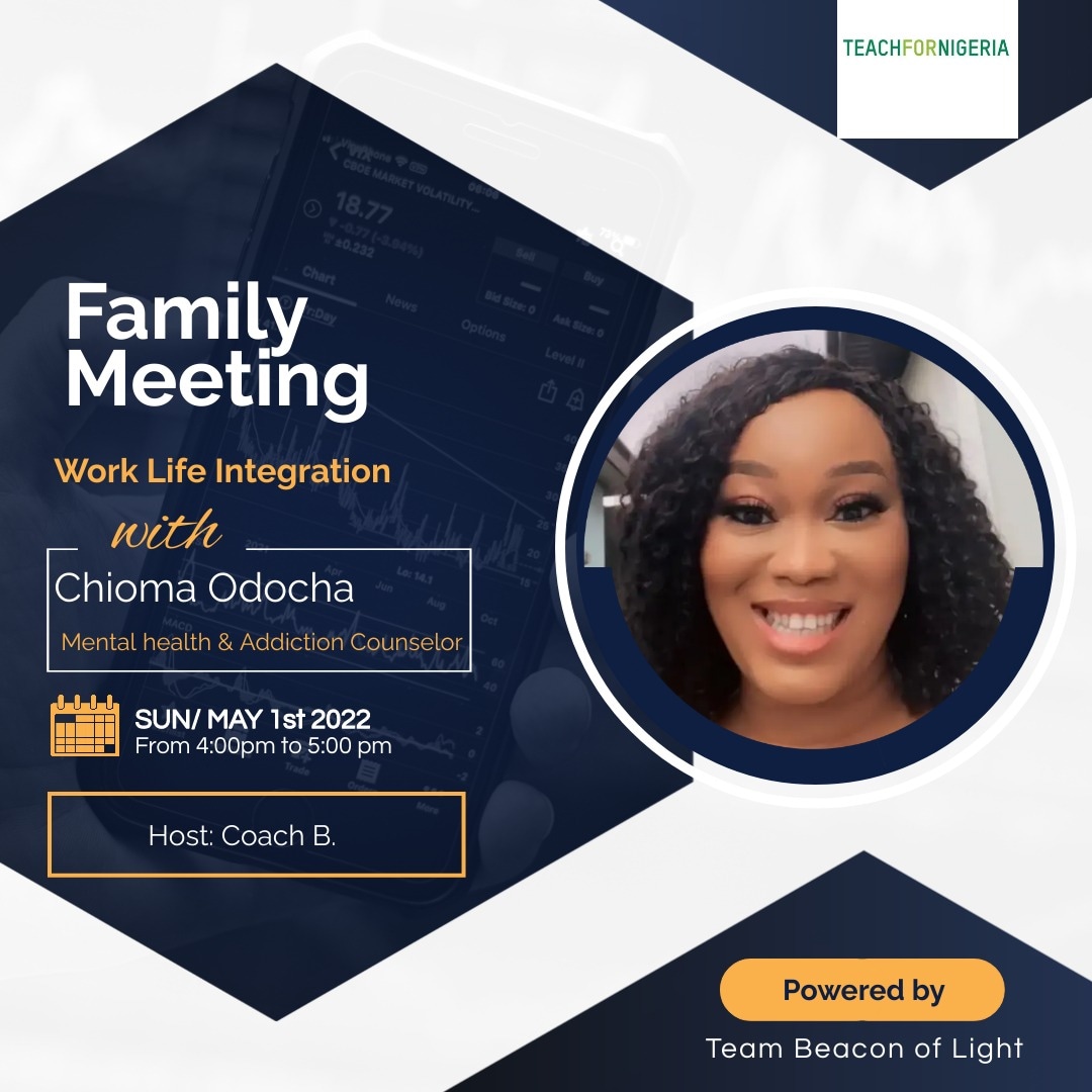 Work-Life Balance or Work-Life Integration. 

We are starting this term in-ground style, equipping ourselves with the needed knowledge for a robust and productive term.
Having a good work-life integration is the right step in the right direction.
Certainly a productive term ahead