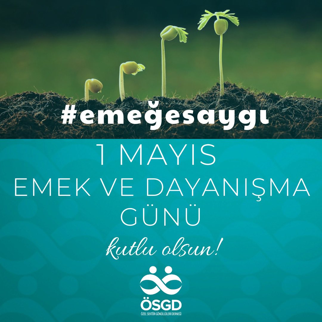 Başta gönülden emek veren gönüllülerimiz olmak üzere hayatın her alanında çalışan tüm emekçilerin 1 Mayıs Emek ve Dayanışma Günü kutlu olsun…

#osgd #calisangonullugu #1mayıs