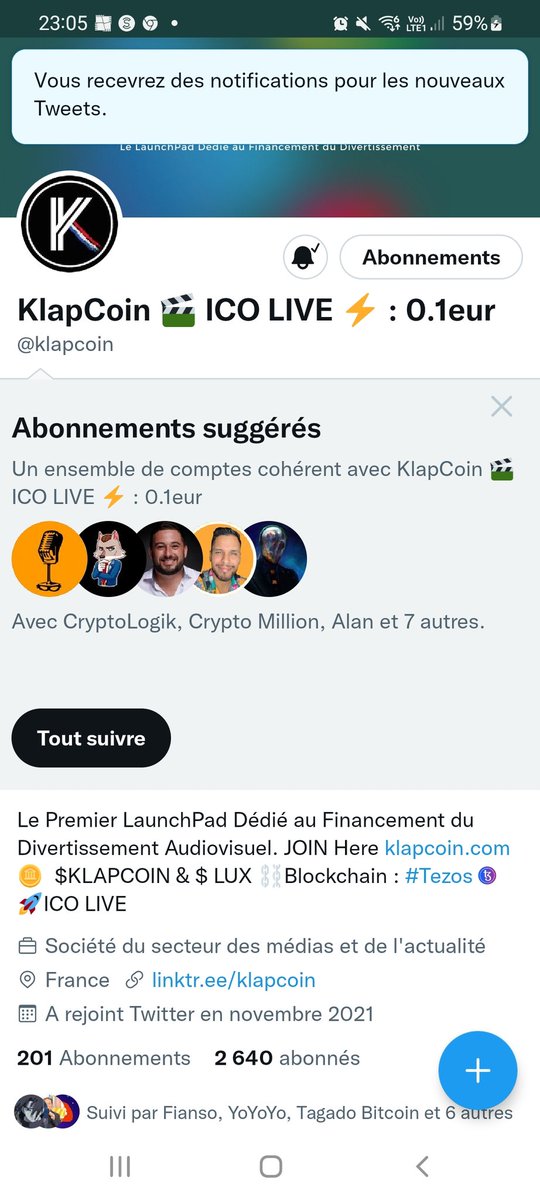 JulienDefranoux's tweet photo. @TagadoBTC @klapcoin https://t.co/hcdOKkaFOx
