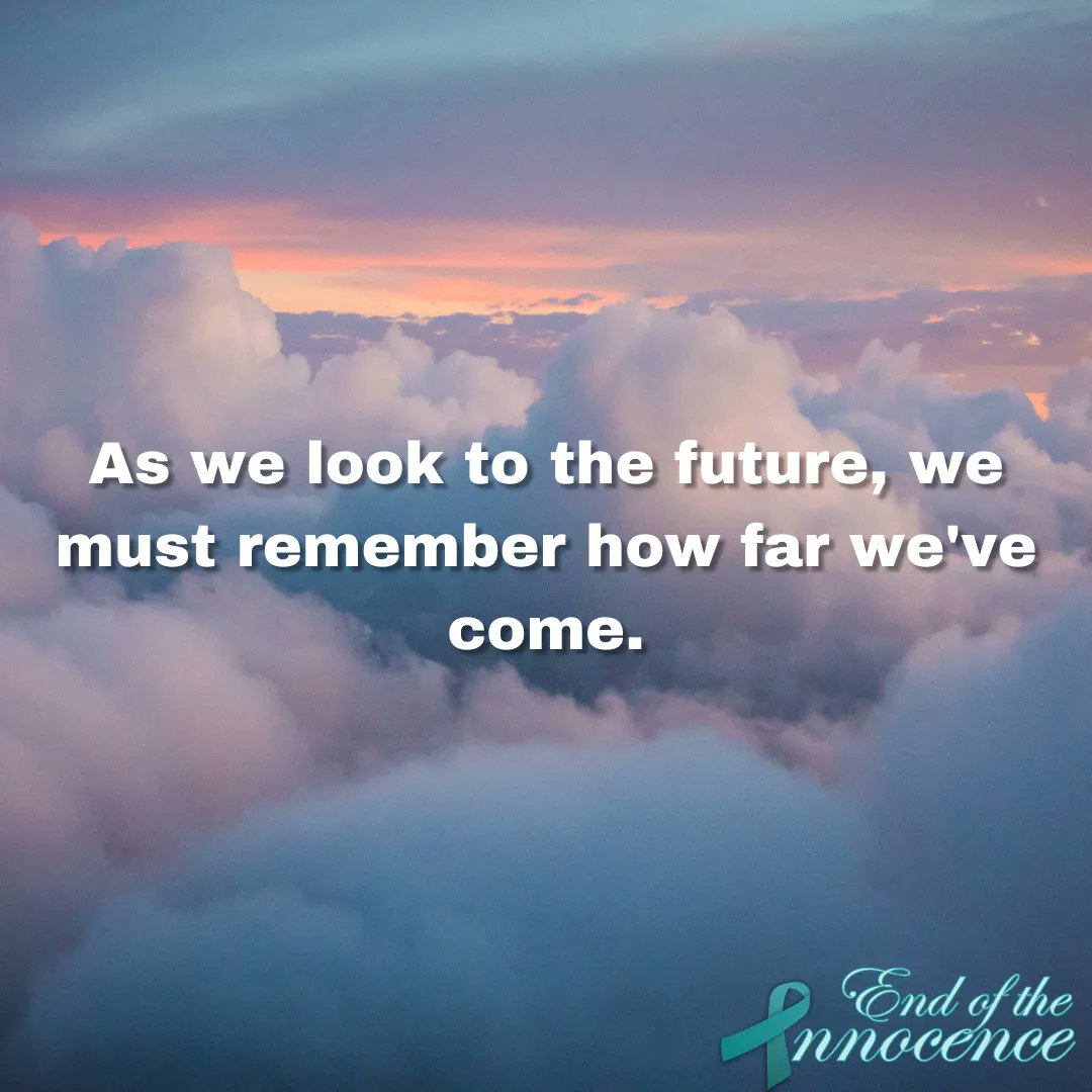 innocence_end's tweet photo. It's easy to look at how far we have yet to go and become discouraged. It's important to look back and see how much ground we have already covered. This shows the tremendous progress we have made. The end goal may be far off, but it is not unreachable. https://t.co/aBJbyrBY2H
