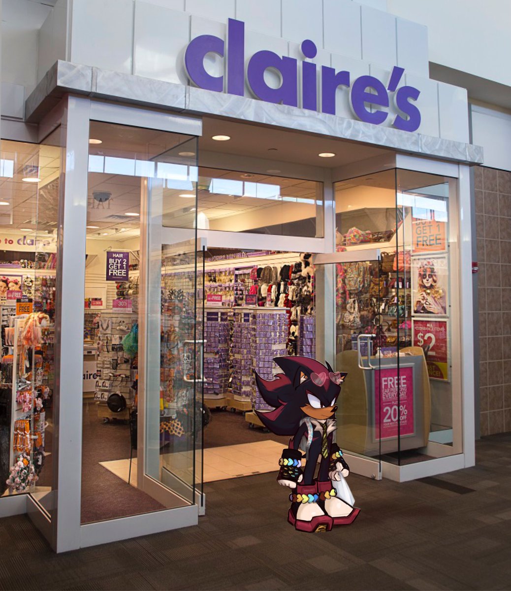 Update: shadow the hedgehog has emerged from the claire’s