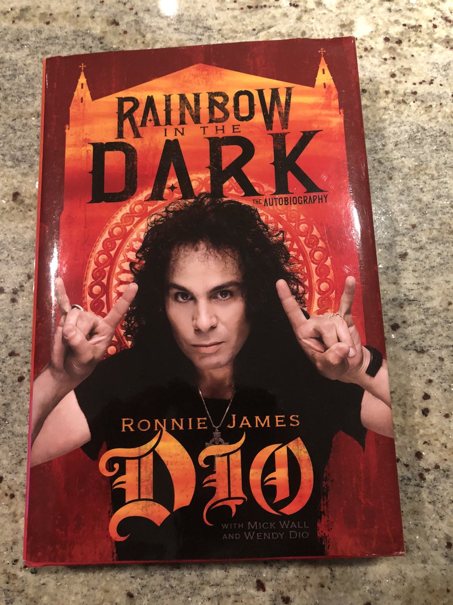 brianslagel's tweet photo. Just finished this incredible book by @OfficialRJDio with #mickwall and #wendydio Highly recommended! #ronniejamesdio #dio https://t.co/DBBPIiUG2o